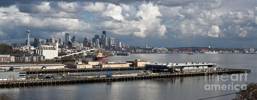 Seattle Pier View Photograph by Mike Reid