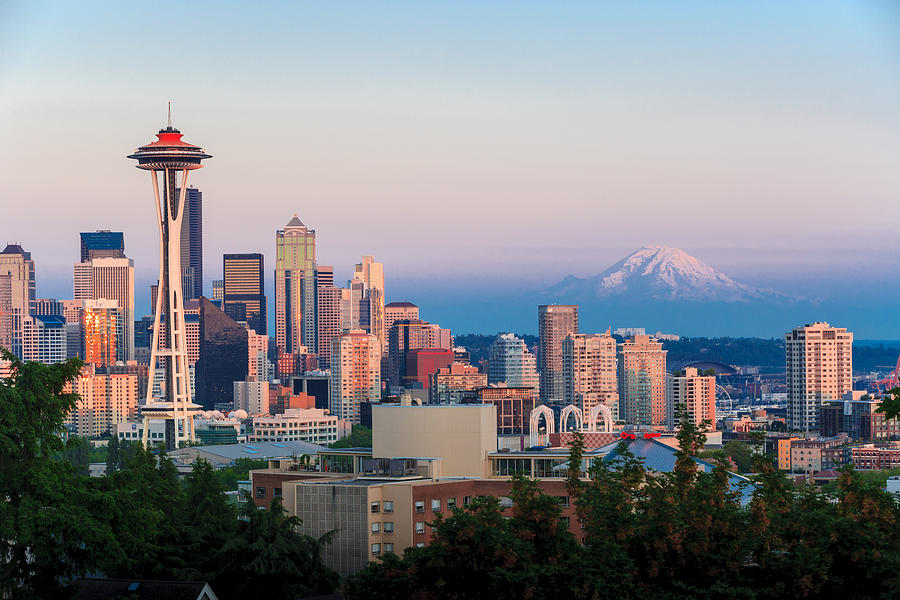 Seattle Skyline 4 Photograph by Mike Penney - Fine Art America