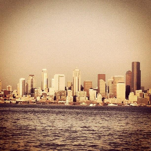 Seattle Skyline From Alki Photograph by Leah Kenninton