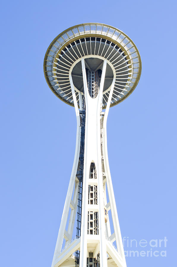 Seattles Space Needle Photograph by Mary Jane Armstrong