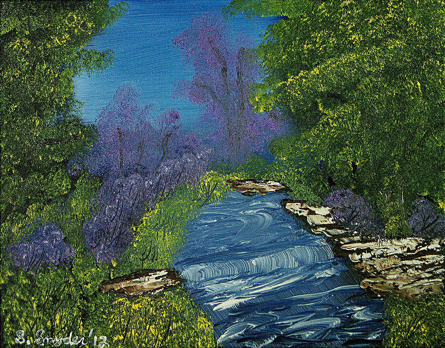 Secluded Brook Painting by Stuart Snyder