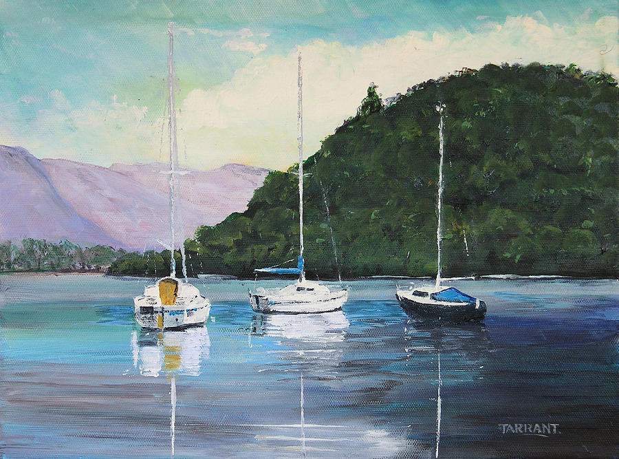 Secluded Haven Loch Lomond Painting by Peter Tarrant - Fine Art America