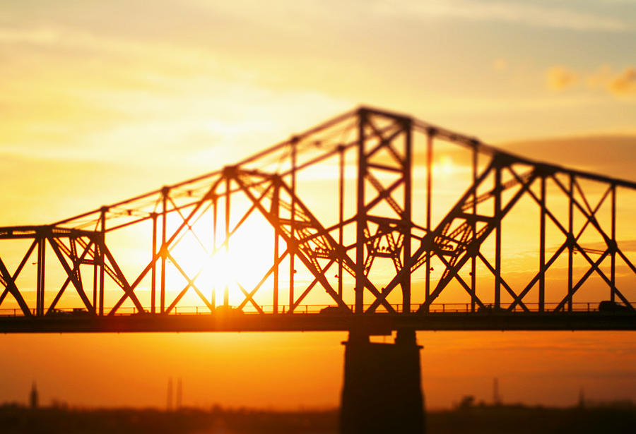 Louisville Photograph - Second St Bridge by Darren Fisher