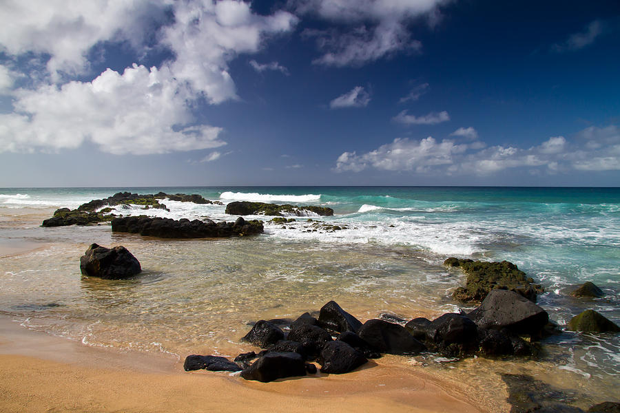 Secret Beach Kauai 2 Photograph by Roger Mullenhour