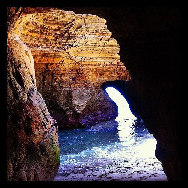 Ocean Photograph - Secret Cave #cabrillonationalmonument by Last Adventurer