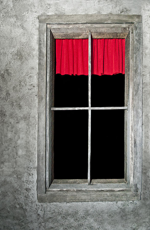 Secret Red Curtain Photograph by Carolyn Marshall