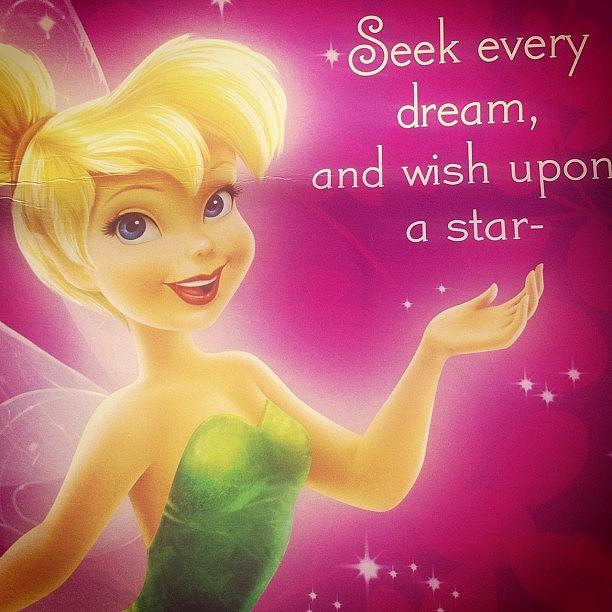 Tinkerbell Photograph - Seek every dream and wish upon a star by Nadee Atherton