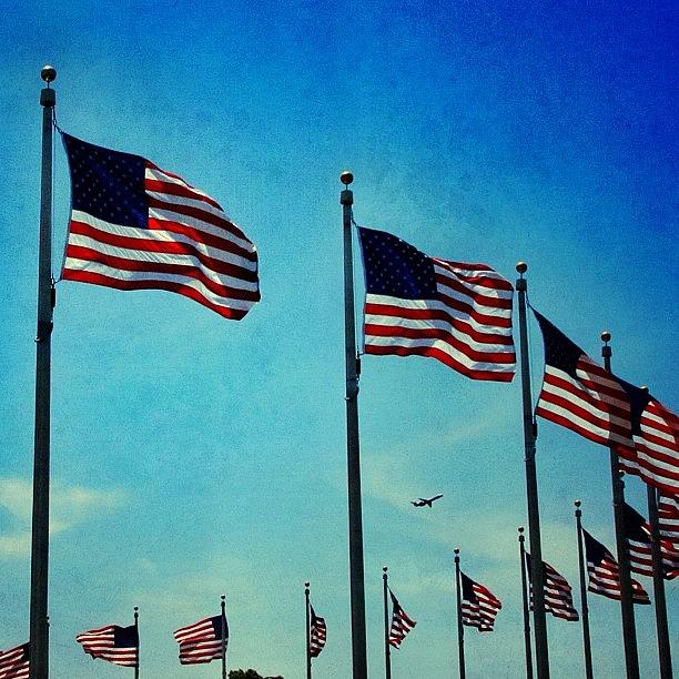 Flag Photograph - Seemed Like A Good One To Most Heading by Loren Southard