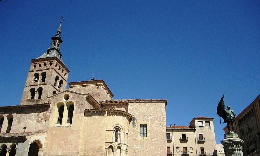 Segovia Ancient Chapel Spanish Architecture and Blue Sky Spain Photograph by John Shiron