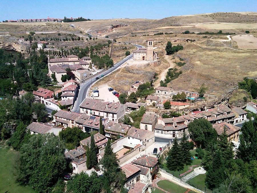 Segovia Panoramic View II of the City from Top of the Castle in Spain Photograph by John Shiron