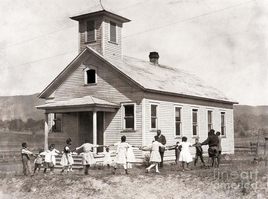 Segregated School, 1921 Photograph by Granger