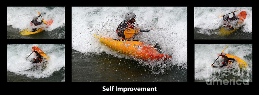Self Improvement With Caption Photograph by Bob Christopher