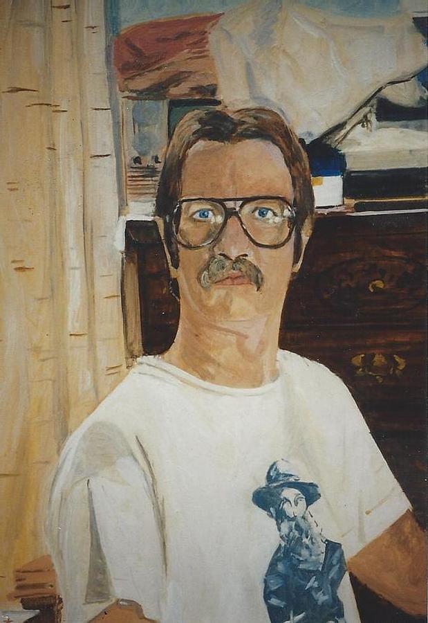 Self Portraits Painting - Self Portrait 1994 by Terry Forrest