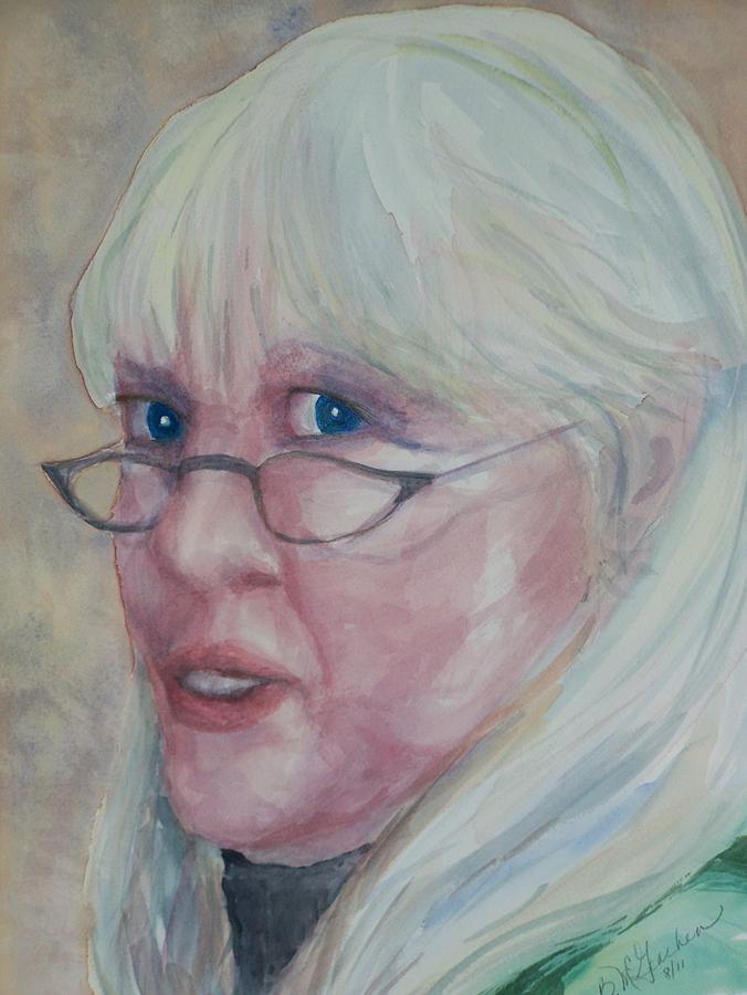 Self Portrait Painting by Barbara McGeachen