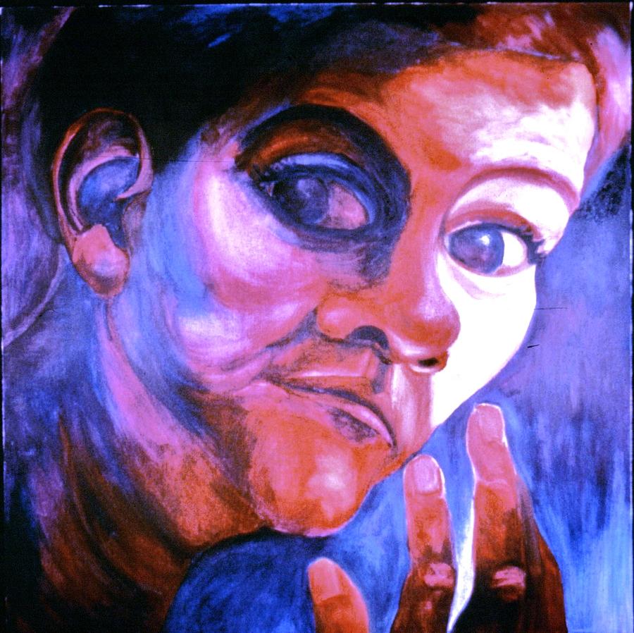 Self Portrait Painting by Clotilde Espinosa
