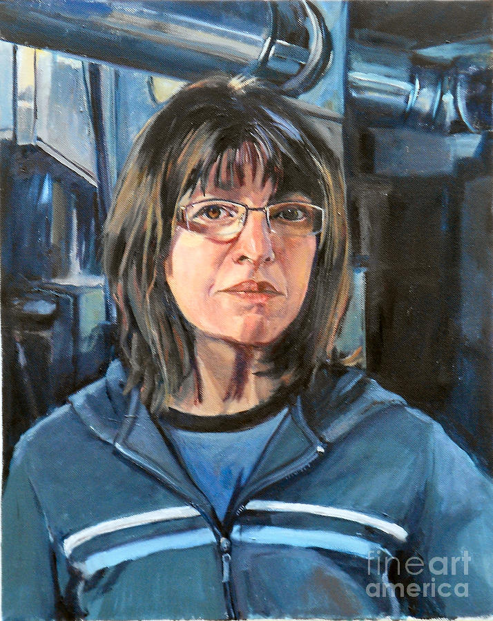 Self Portrait Painting by Deb Putnam