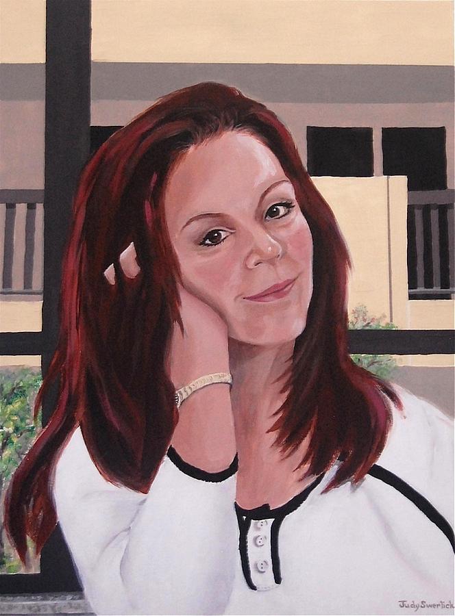 Self-Portrait Painting by Judy Swerlick
