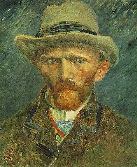 Vincent Van Gogh Digital Art - Self-Portrait with Grey Felt Hat by Vincent Van Gogh