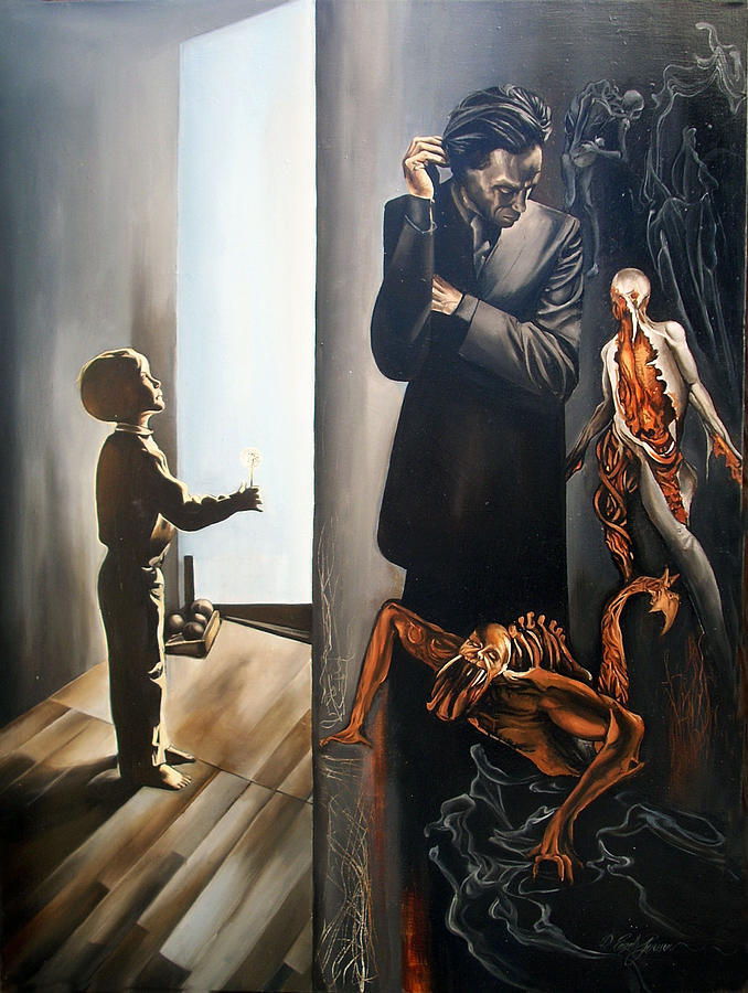 Selfrightous Suicide Painting by Patricia Jensen