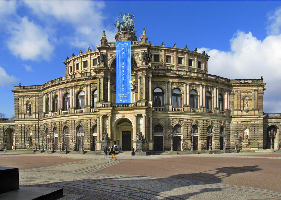 Semper Opera House - Semperoper Dresden Photograph by Alexandra Till