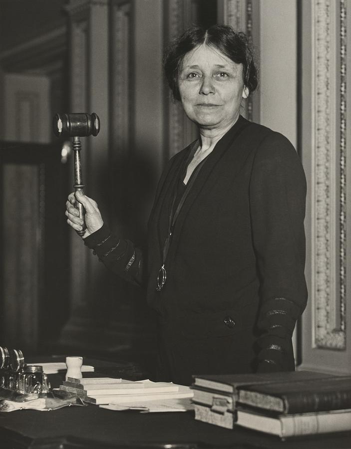 Portrait Photograph - Senator Hattie W. Caraway, Democrat by Everett