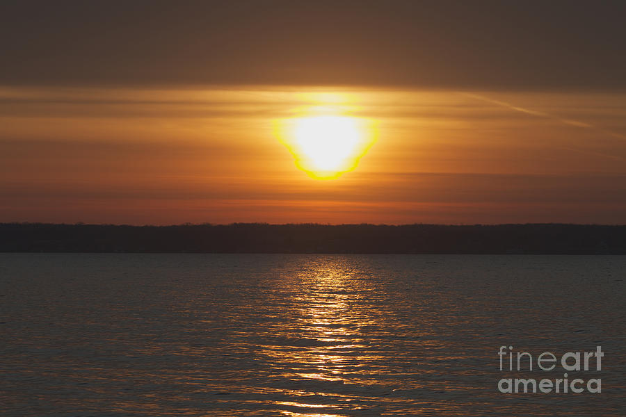 Seneca Lake Sunrise Photograph by William Norton