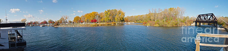 Seneca River Panorama Photograph by William Norton
