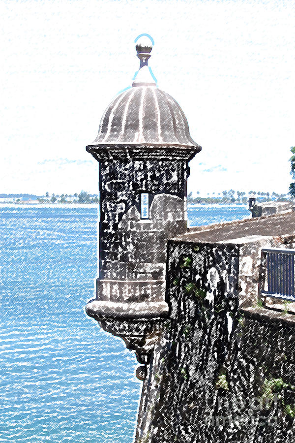 Sentry Tower Castillo San Felipe Del Morro Fortress San Juan Puerto