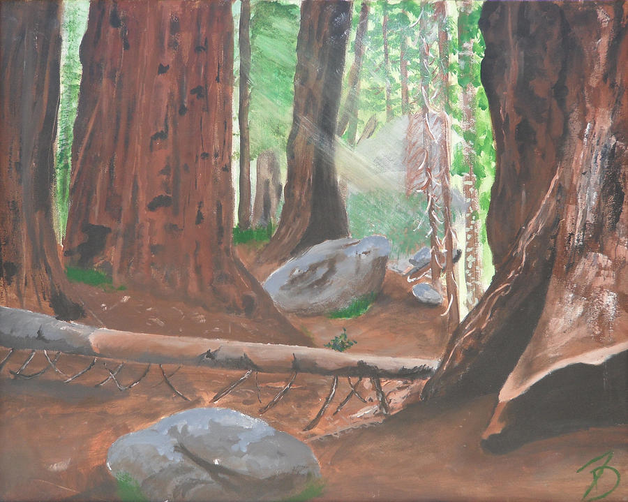 Sequoia Painting by Travis Day