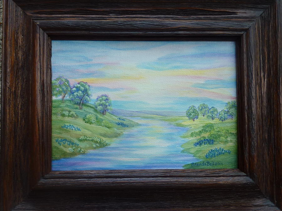Nature Painting - Serene Spring Day by Brenda  Bell
