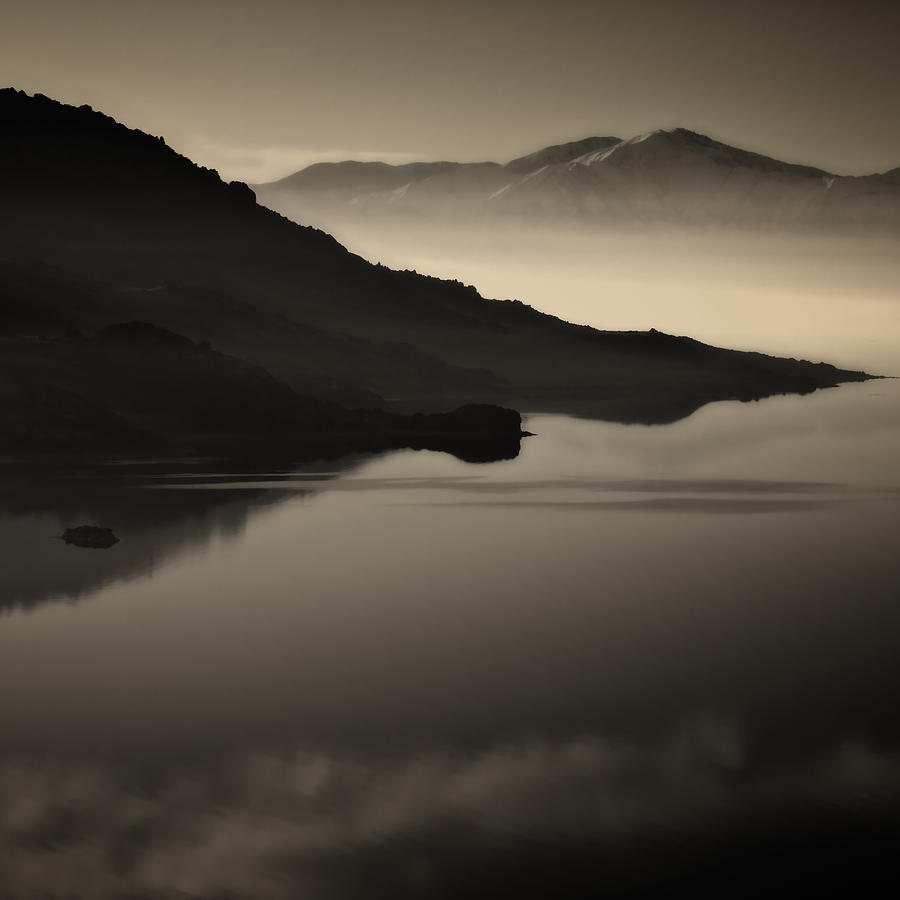 Black And White Photograph - Serene Waters by Douglas Pulsipher
