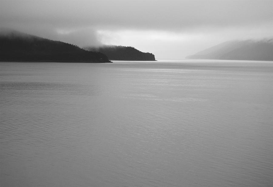 Mountain Photograph - Serenity BW by Michael Peychich