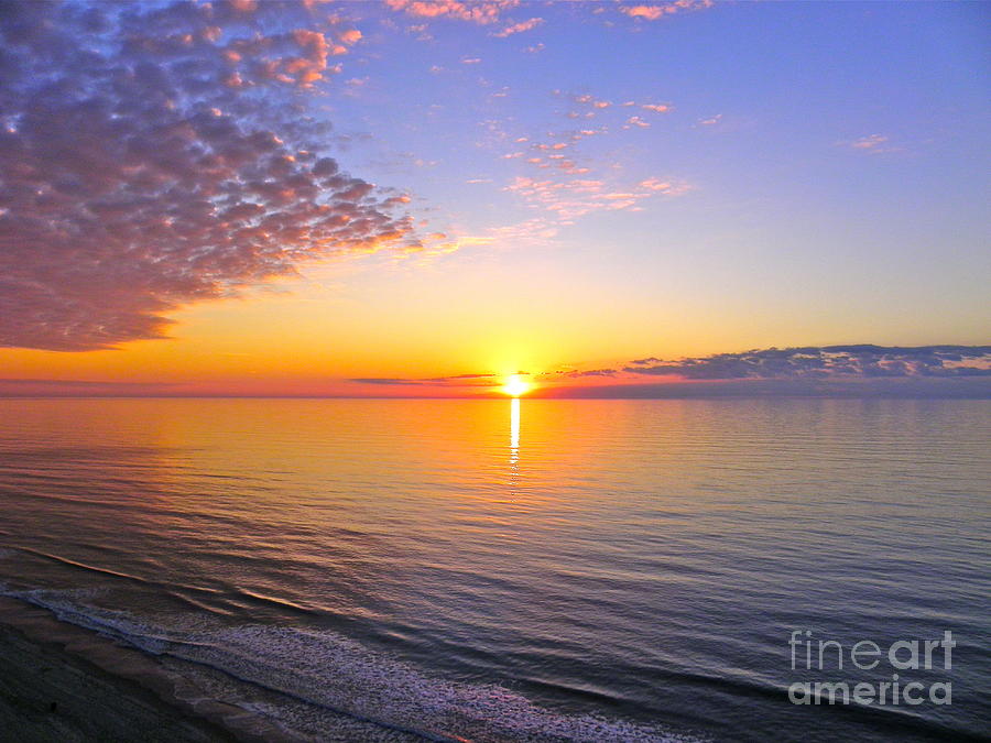 Sunset Photograph - Serenity by Eve Spring