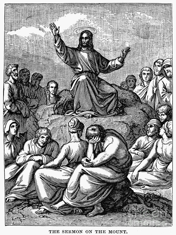 Jesus Christ Photograph - Sermon On The Mount by Granger