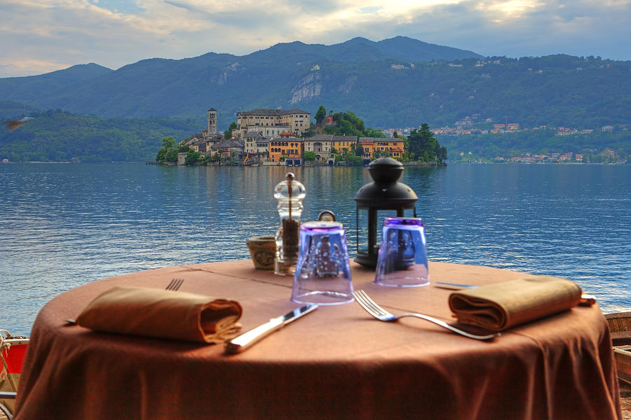 Fork Photograph - Set Table With A View by Joana Kruse
