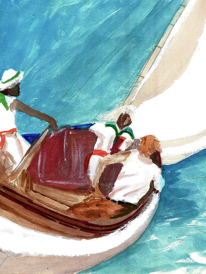 Setting Sail Painting by Harry Richards Setting Sail Painting by Harry Richards