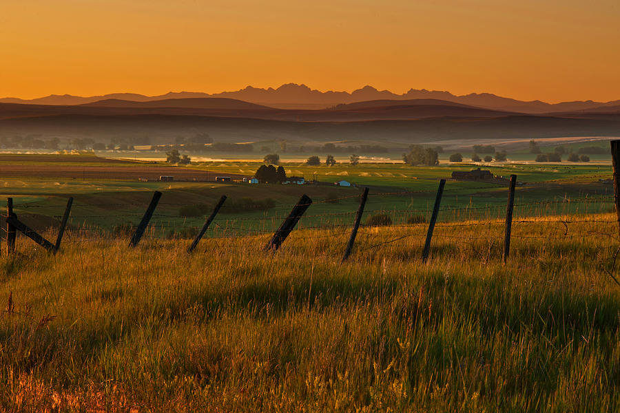 Wallowa Valley Photograph - Seven Devils of Idaho at Sunrise by Alvin Kroon