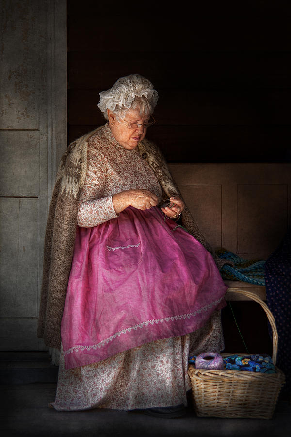 Sewing - Ribbon - Grannys hobby  Photograph by Mike Savad