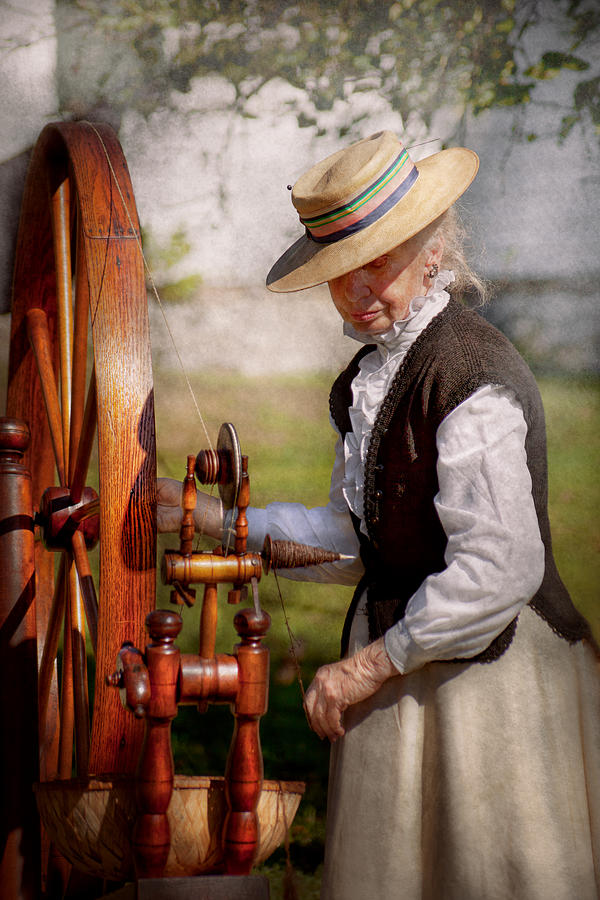 Sewing - Weaving - Big wheel keep on turning  Photograph by Mike Savad