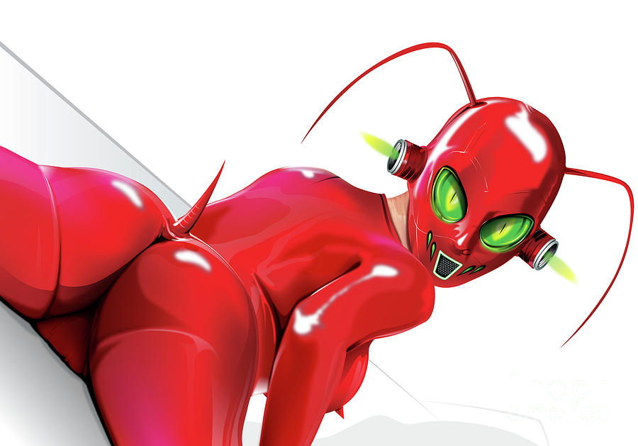 Sexy Bug Suit Digital Art by Brian Gibbs