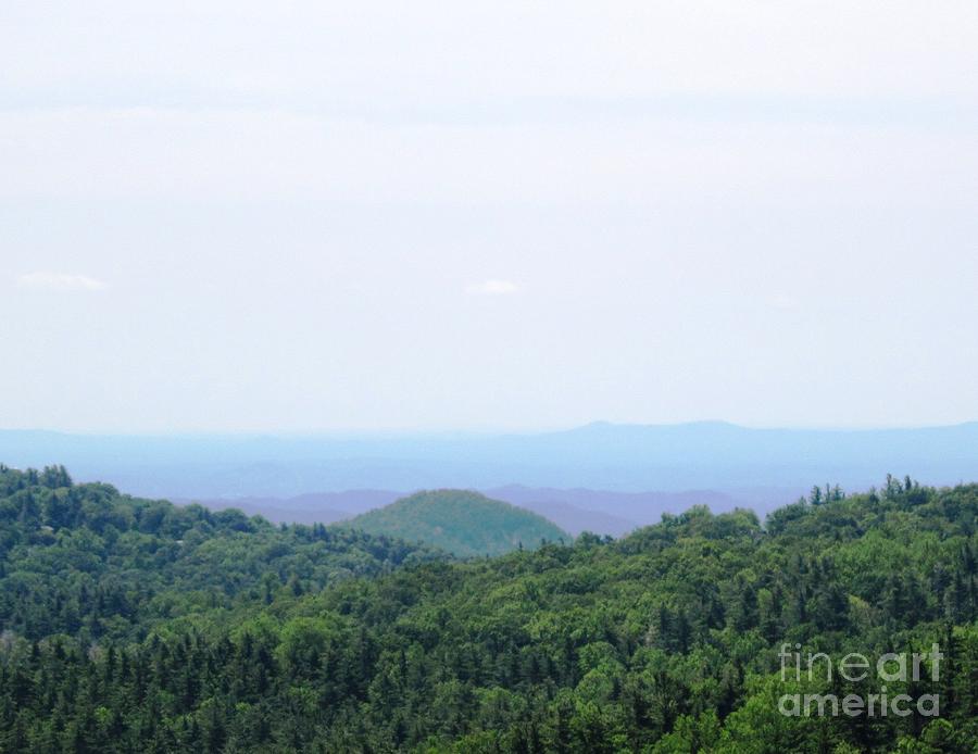 Mountain Photograph - Shades of Blue by Amy Kinley