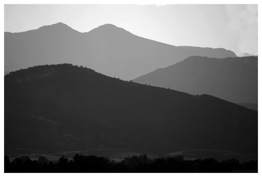 Shades of Gray Mountains Photograph by Mark Ivins