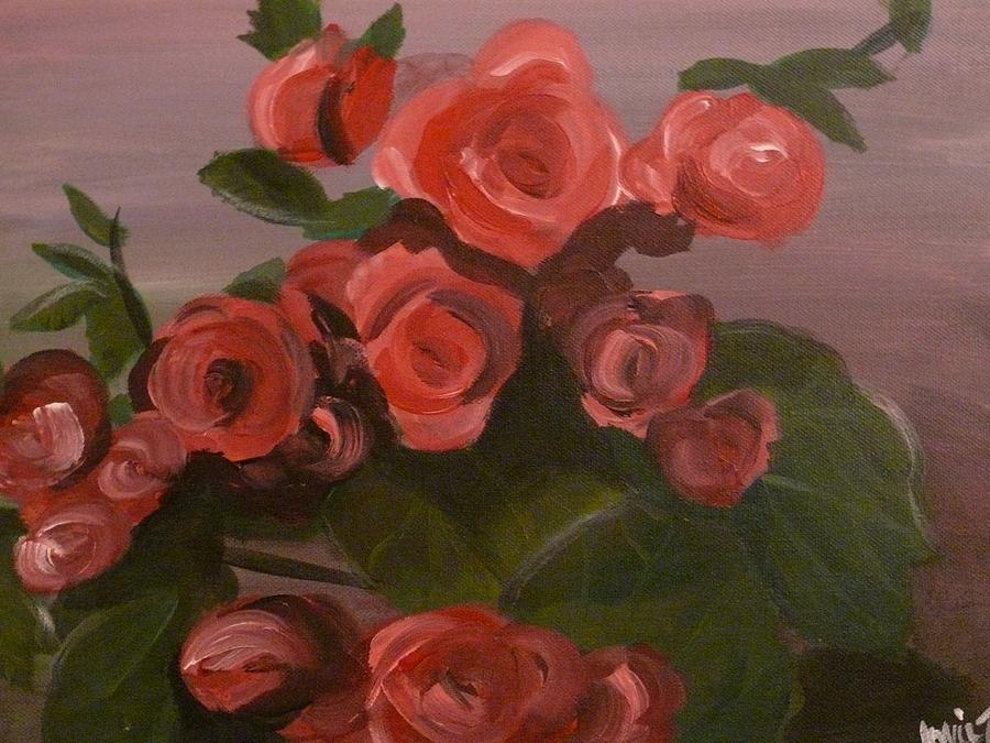 Flower Painting - Shades of Pink by Janice Harvey
