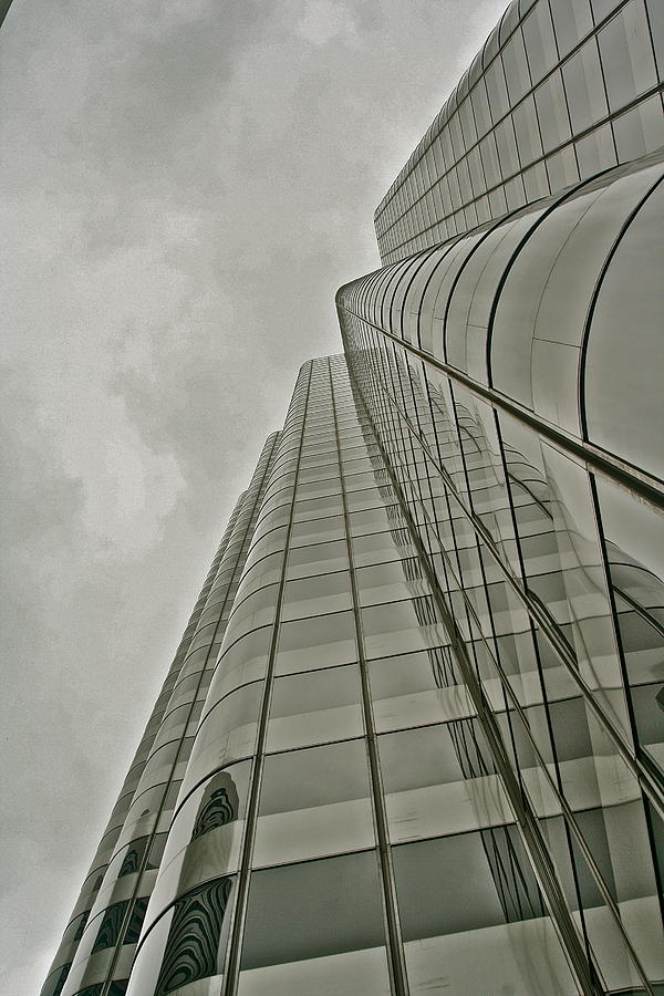 Skyscraper Photograph - Shades of Silver by Jeanne Thomas