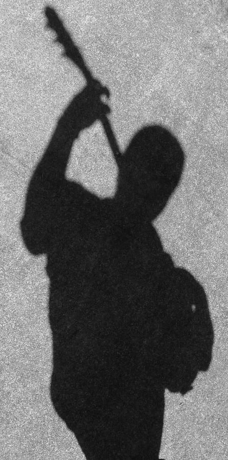 Shadow Guitar I Photograph by Richard Reeve