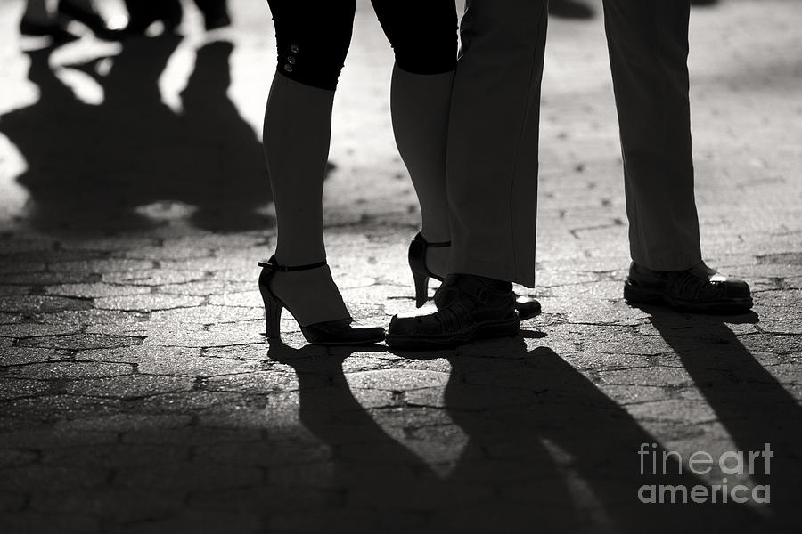 Shadows of Tango Photograph by Leslie Leda