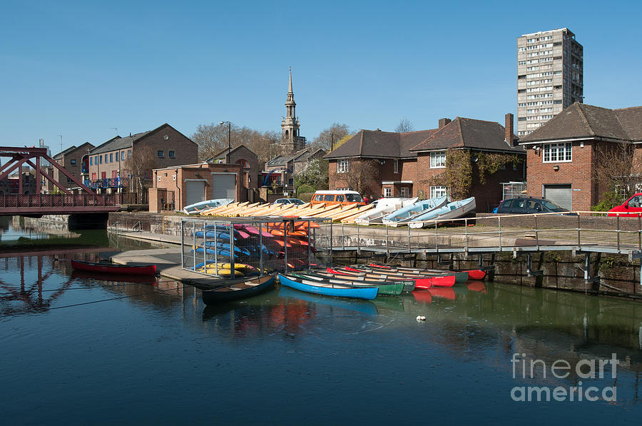 London Photograph - Shadwell Basin by Andrew  Michael