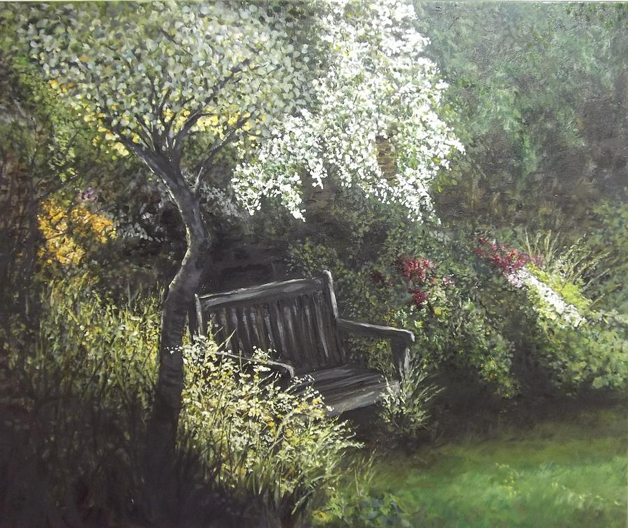 Shady Corner Painting by Lizzy Forrester