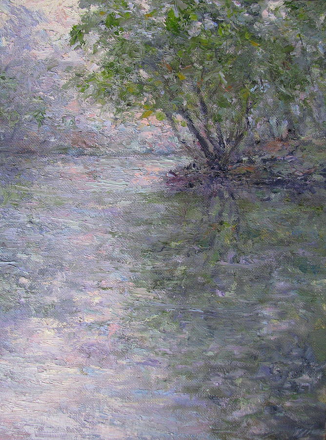Tree Painting - Shady Creek by Stephen Howell