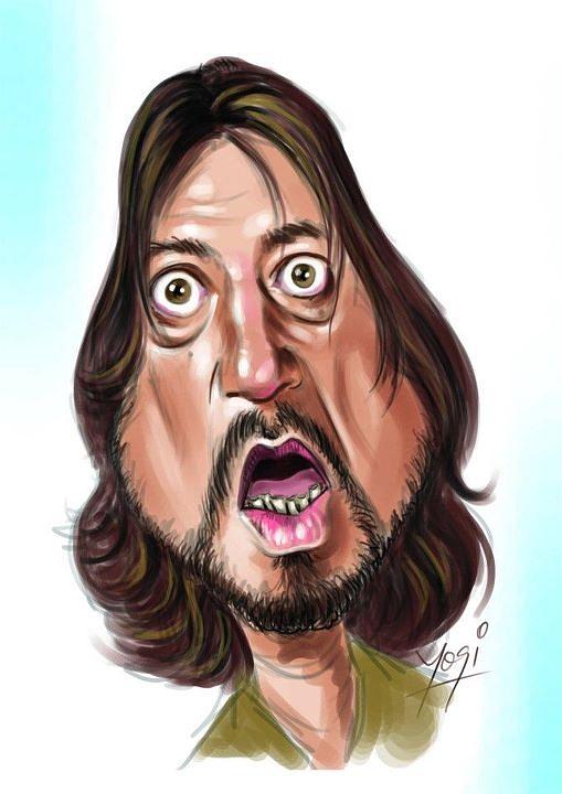 Shakti Kapoor Digital Art by Yogesh Singh